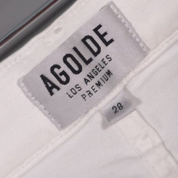 AGOLDE PREMIUM Women's Jeans Size 28 FILTER FREE White USA🇺🇸MADE A018B-799‎ - Picture 3 of 12